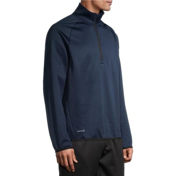 Men's Active Tech Fleece Quarter Zip Sweatshirt M Size - Picture 5 of 6
